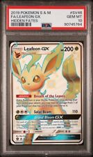 Leafeon GX  PSA 10  SV46/SV94 Hidden Fates Graded Ultra Rare Pokemon Card picture