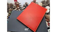 Montblanc Notebook in Red Leather Diaries & Notes Collection picture