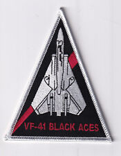 VF-41 Black Aces F-14 Patch - Sew On, 4.5
