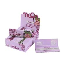 Moon Grape Flavored Rolling Paper 1 1/4 Size 77 mm Wood Paper 1 Box 20 Packs picture