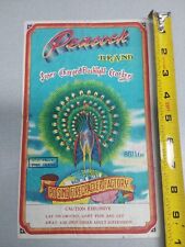 Peacock Brick Firecracker 80/16s Label Vintage 1970s  Supercharged See Pictures picture