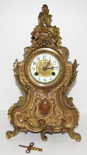 Antique Victorian Waterbury Fancy Ormolu Mantel Clock 8-Day, Time/Strike picture