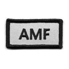 Urban Grey AMF Adios Mother Fu ck er Patch Fits For VELCRO® BRAND Loop Fastener picture