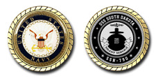 USS South Dakota SSN-790 Challenge Coin Officially Licensed US Navy picture