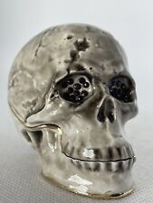 Ciel Collectables Skull Trinket Box by  with Swarovski Crystals Gray picture