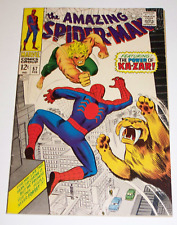 Amazing Spider-man #57 1968 Marvel Comics Ka-zar Fine 6.0 picture