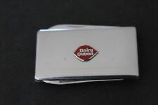 Barlow Advertising Dairy Queen Money Clip Knife/Nail File Stainless Japan picture
