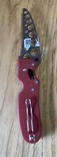 Spyderco P'kal Trainer Folding Training Knife C103TR Red G-10 Factory Second picture