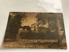 Real Photo Postcard RPPC posted date 1912 Mission Ruins San Diego California picture