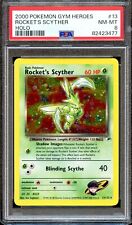 PSA 8 Rocket's Scyther Unlimited Gym Challenge 13/132 Pokemon Card Near MINT picture