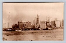 New York City NY, New York Sky Line, Antique, Vintage Postcard picture