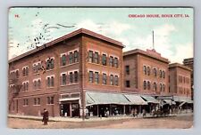 Sioux City IA-Iowa, Chicago House, Antique, Vintage c1908 Souvenir Postcard picture