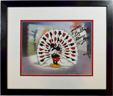✅ Mickey Mouse sericel cel Proud Peacock signed Voice Bret Iwan New frame Mirror picture