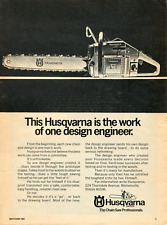 1981 Print Ad of Husqvarna 162SE 162 SE Chain Saw picture