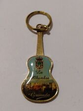 La Alhambra Granada Novelty Guitar Souvenir Keychain picture
