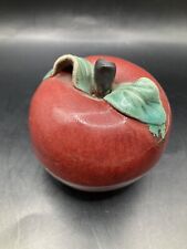 Vtg Chinese Import Altar Temple Fruit Red Apple picture
