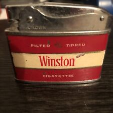 Vintage Winston Cigarette Lighter Advertising 2” Crown Design picture