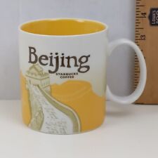 Starbucks Beijing Mug China 2014 Been There Coffee Cup White Yellow picture
