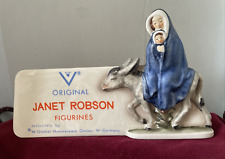 Vtg Goebel Janet Robson Nativity Store Display Plaque ROB 434 West Germany As Is picture