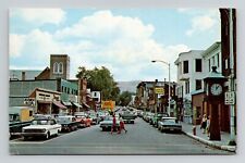 Postcard Main Street Bennington Vermont VT, Vintage Chrome J13 picture