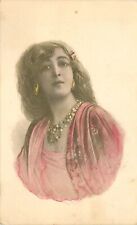 Postcard C-1910 Beautiful young woman hand colored 22-13037 picture