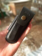 Horizontal scabard leather sheath for buck 110 Folding Hunter  picture