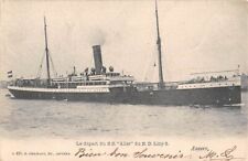 SS ALLER ~  NORD-DEUTSCHER LLOYD LINE ~ used from Belgium with Postage Due 1903 picture