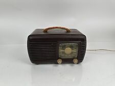 1940 Zenith 6D510 Bakelight Tube Radio with Carry Handle picture