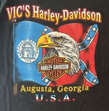 Vintage 90’s Vic’s Harley Davidson Augusta, GA T-shirt - Size XL picture