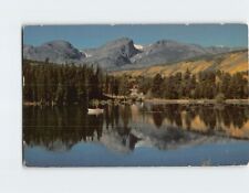 Postcard Sprague's Lodge and Lake Estes Park Colorado USA picture