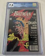 1988 DC Comics BATMAN #428 newsstand, white pages ~ CGC 7.5 picture