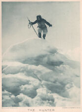 Robert Flaherty 1924 Photogravure, The Hunter, Nanook of the North, Inuit picture