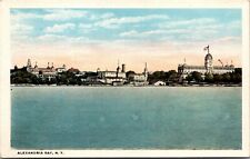 Vtg Thousand Islands NY Alexandria Bay from Imperial Island 1910s Postcard picture