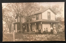 SD antique RPPC ELM WOOD GLEN House with people outside, GARY, SOUTH DAKOTA picture