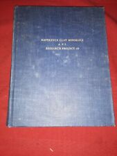 1951 AMERICAN PETROLEUM INSTITUTE Reference Clay Minerals research project 49 picture