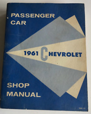 1961  CHEVROLET PASSENGER CAR SHOP MANUAL:  ABOUT 400-500 PAGES picture