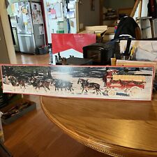 1998 Anheuser Busch Double Sided Cardboard Advertisement …7 By 35 Inches picture