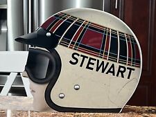 WOW Jackie Stewart Tribute Formula Race Car Helmet Style Sign HD 3D picture