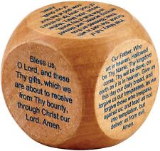 Christian Brands Growing in Faith Small Wooden Prayer Cube, 1.75