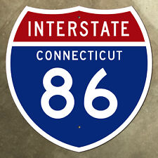 Connecticut interstate 86 Hartford highway route marker road sign 1957 18x18 picture