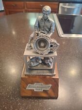 Vtg Chevrolet Master Technician Award Pewter Trophy Chevy 1997 Manual Drivetrain picture