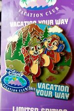  Disney pin vacation club DVC old logo vacation your way Chip Dale LE Vintage  picture