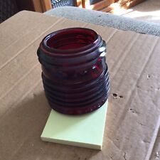 Vintage Dietz,Night Watch Fresnel Red Lantern Globe,as is used condition picture