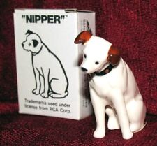 1980’s RCA NIPPER DOG FIGURINE #743 BY SARSAPARILLA DECO DESIGNS - MINT IN BOX picture