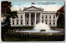 Washington D.C. - North Front View of the White House - Vintage Postcard picture