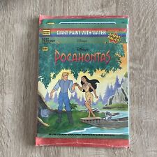 4-Pack VTG 1995 GOLDEN DISNEY Pocahontas Giant Sticker, Books Sealed picture