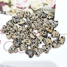 50pcs Small Natural Speckle Stone Healing Heart Gemstone for Home Decor 12x6mm picture