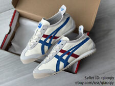 [HOT] Onitsuka Tiger MEXICO 66 1183B391-100 Classic White Blue Unisex Shoes New picture