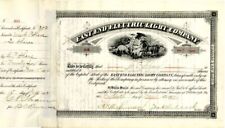 East End Electric Light Co. - 1894-1899 dated Stock Certificate - Utility Stocks picture