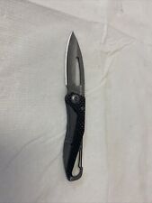 Buck 818 Apex Black Carbon Fiber Knife Discontinued Rare picture
